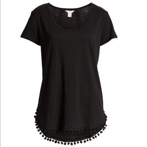 Caslon pompom tee